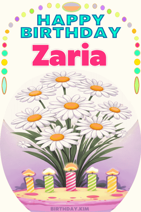 Happy Birthday Zaria GIF