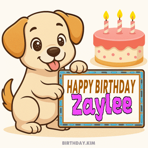 Happy Birthday Zaylee GIF