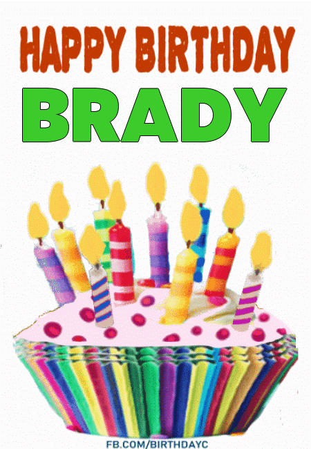 Happy Birthday Brady GIF