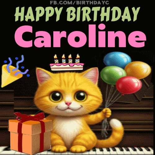Happy Birthday Caroline GIF