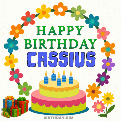 Happy Birthday Cassius GIF