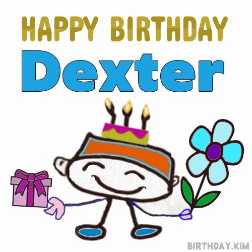 Happy Birthday Dexter GIF