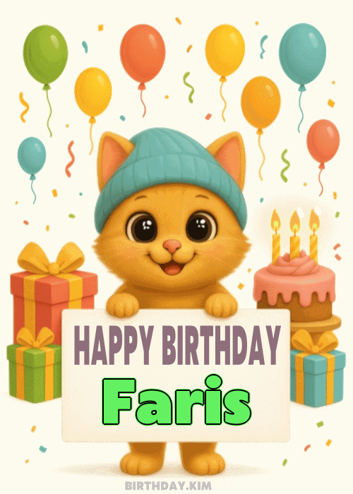 Happy Birthday Faris GIF