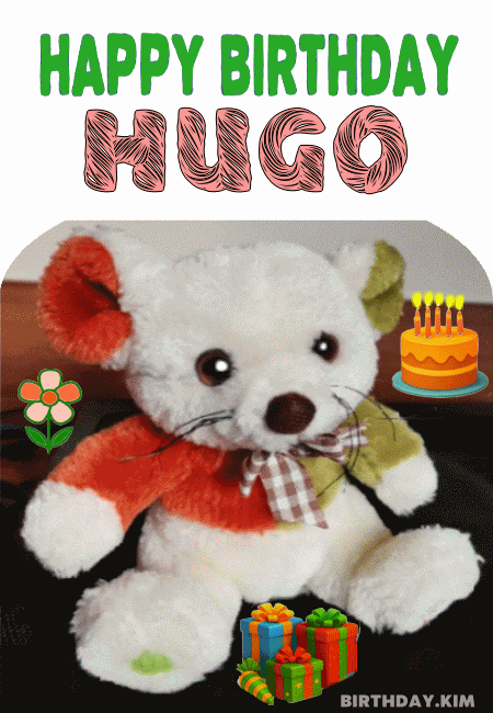 Happy Birthday Hugo GIF