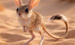 Jerboa in its natural habitat