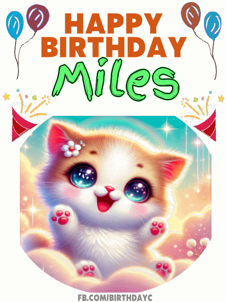 Happy Birthday Miles GIF