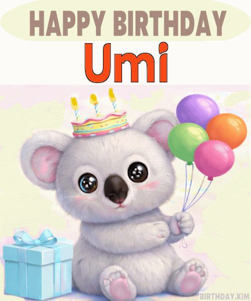 Happy Birthday Umi GIF