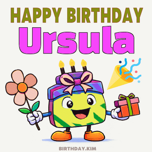 Happy Birthday Ursula GIF
