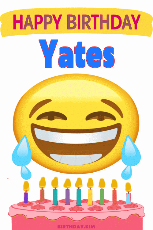 Happy Birthday Yates GIF