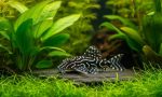 Zebra Pleco in aquarium