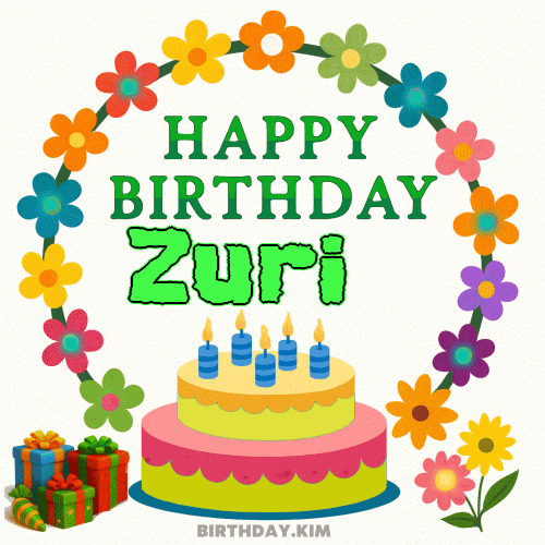 Happy Birthday Zuri GIF