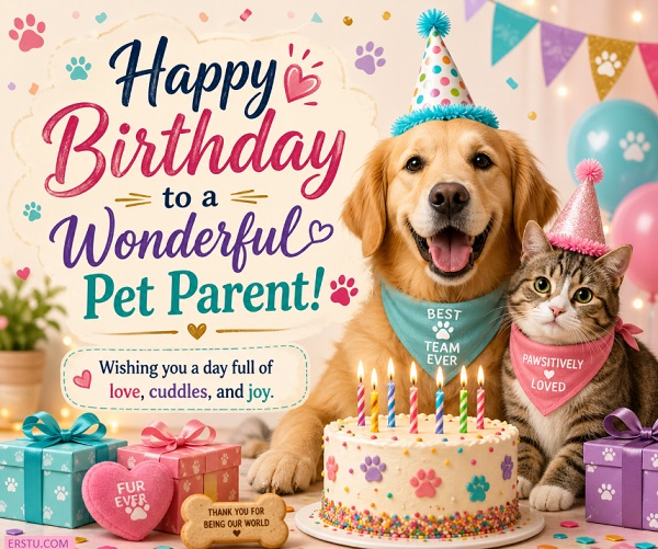 Birthday Messages for Pet Parents