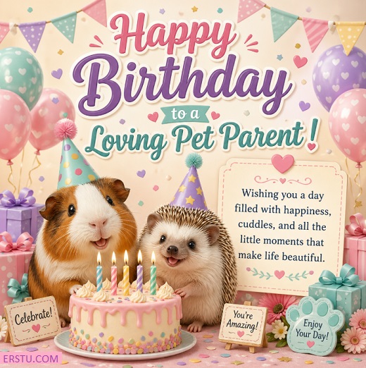 Birthday Messages for Pet Parents