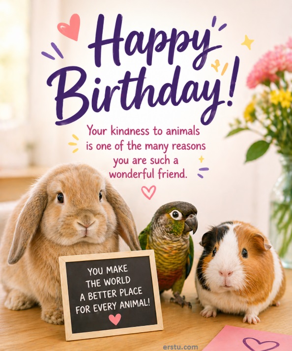 Birthday Wishes for Animal-Loving Friends