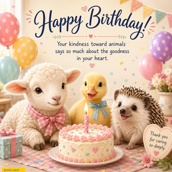 Birthday Wishes for Animal-Loving Friends