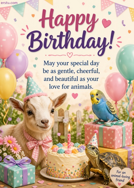 Birthday Wishes for Animal-Loving Friends