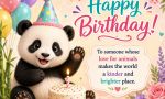 Birthday Wishes for Animal Lovers