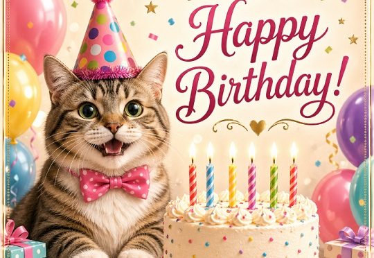 Cat Birthday Wishes