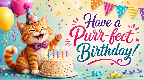 Funny Cat Birthday Quotes