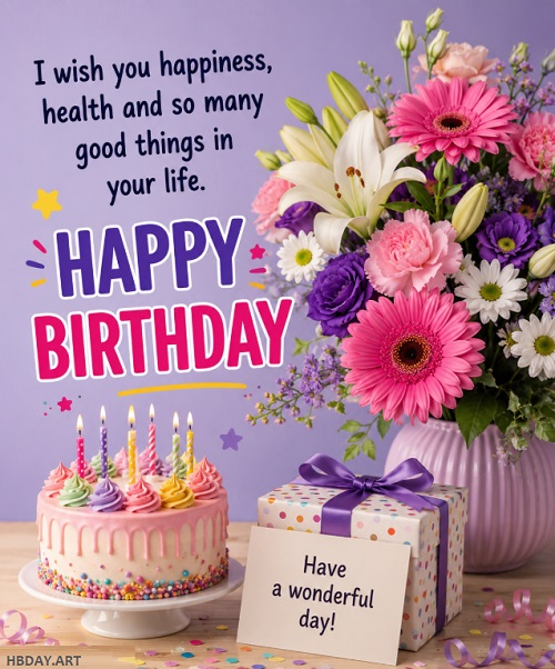 birthday wish card