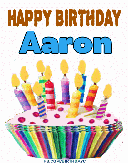 Happy Birthday Aaron GIF