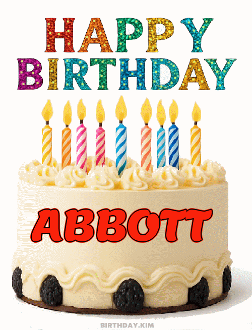Happy Birthday Abbott GIF