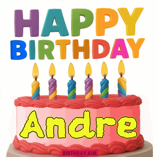Happy Birthday Andre GIF