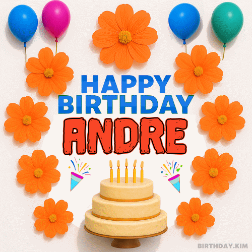 Happy Birthday Andre GIF