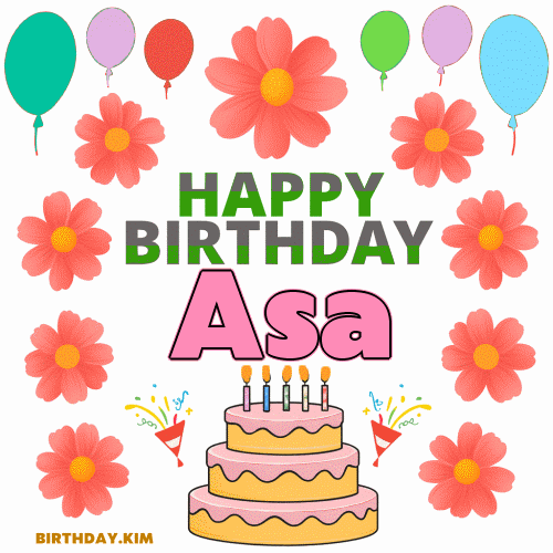 Happy Birthday Asa GIF