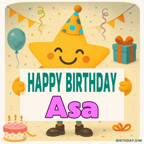 Happy Birthday Asa GIF