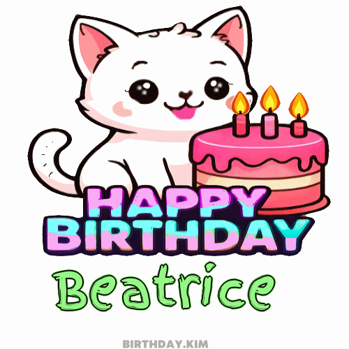 Happy Birthday Beatrice GIF