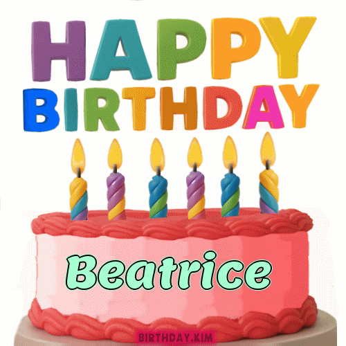 Happy Birthday Beatrice GIF