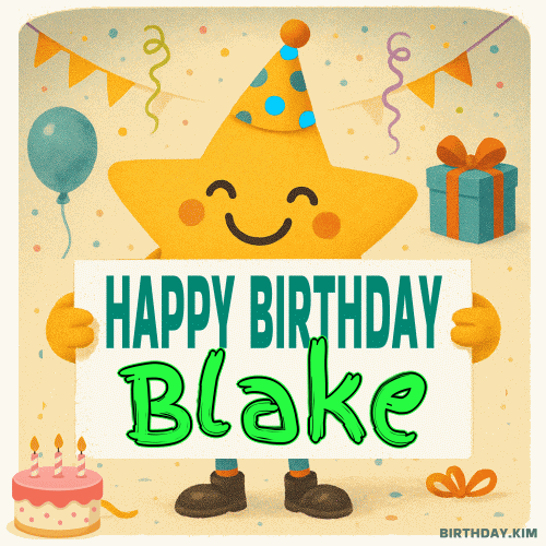 Happy Birthday Blake GIF