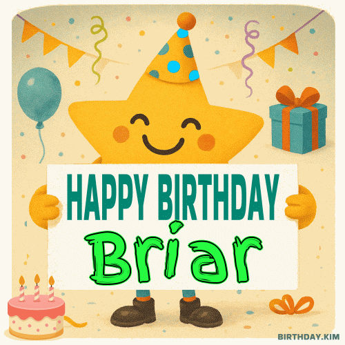 Happy Birthday Briar GIF