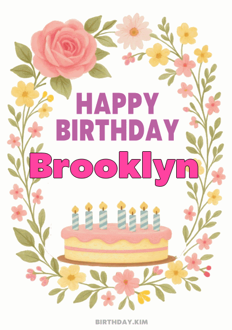 Happy Birthday Brooklyn GIF