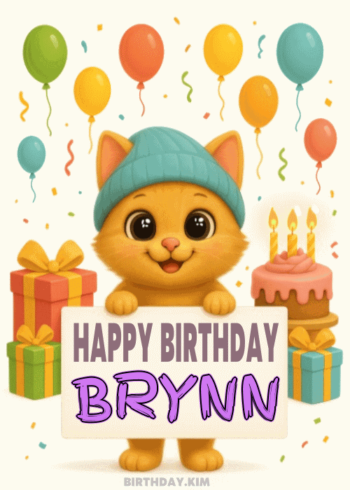 Happy Birthday Brynn GIF