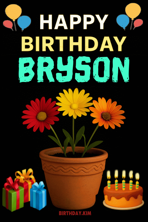 Happy Birthday Bryson GIF
