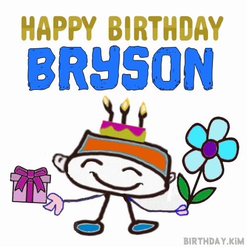 Happy Birthday Bryson GIF