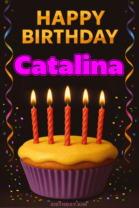 Happy Birthday Catalina GIF
