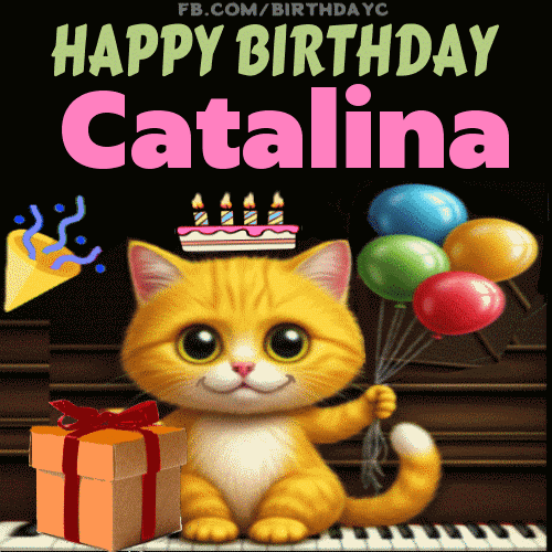 Happy Birthday Catalina GIF