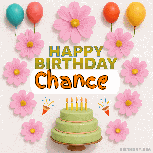 Happy Birthday Chance GIF