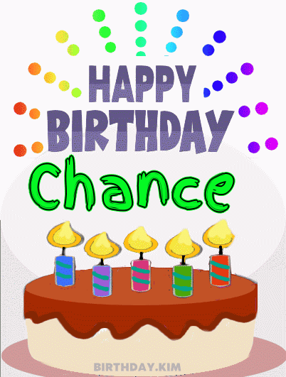 Happy Birthday Chance GIF