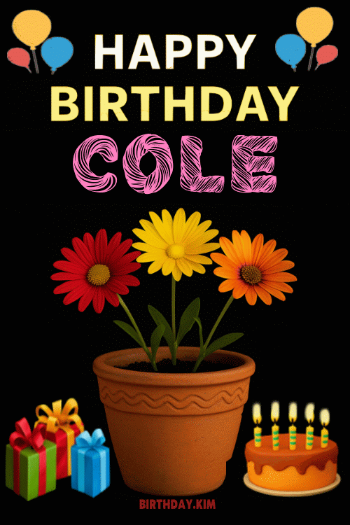 Happy Birthday Cole GIF