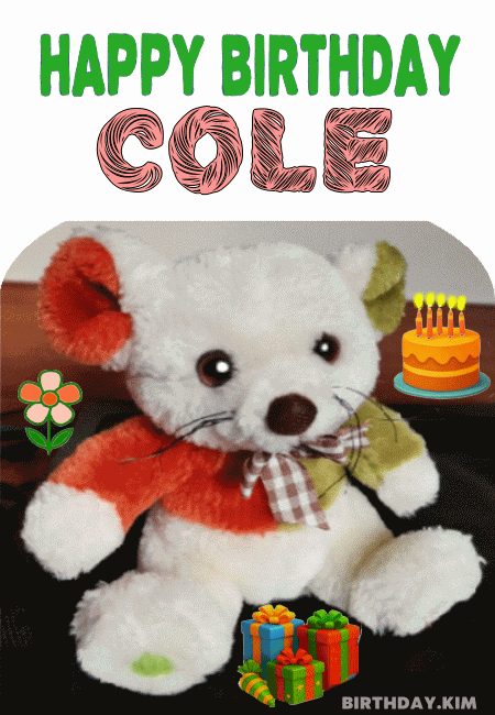 Happy Birthday Cole GIF