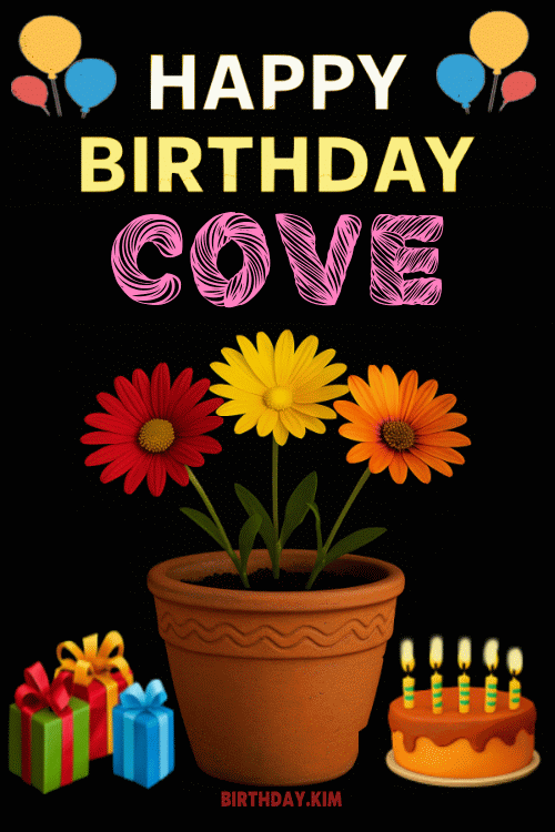 Happy Birthday Cove GIF