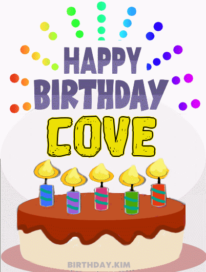 Happy Birthday Cove GIF