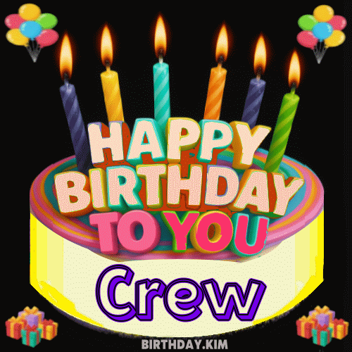 Happy Birthday Crew GIF