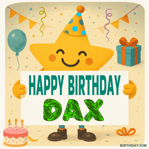 Happy Birthday Dax GIF