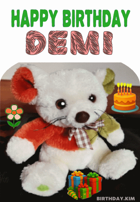 Happy Birthday Demi GIF