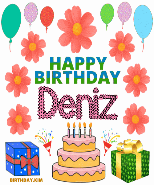 Happy Birthday Deniz GIF